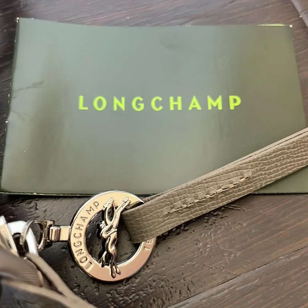 BNWT Longchamp Le Pliage Neo Nylon Extra Small Taupe Bag - Picture 9 of 9